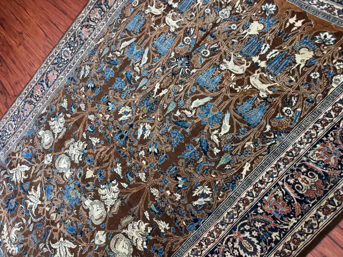 Antique Persian Tabriz Rug - Image 15