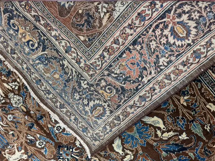 Antique Persian Tabriz Rug - Image 18