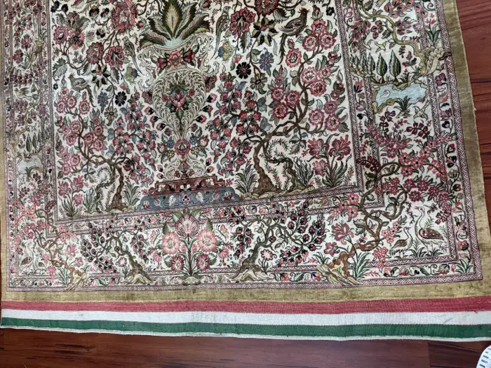 Extremely Fine Persian Isfahan Rug - Image 17