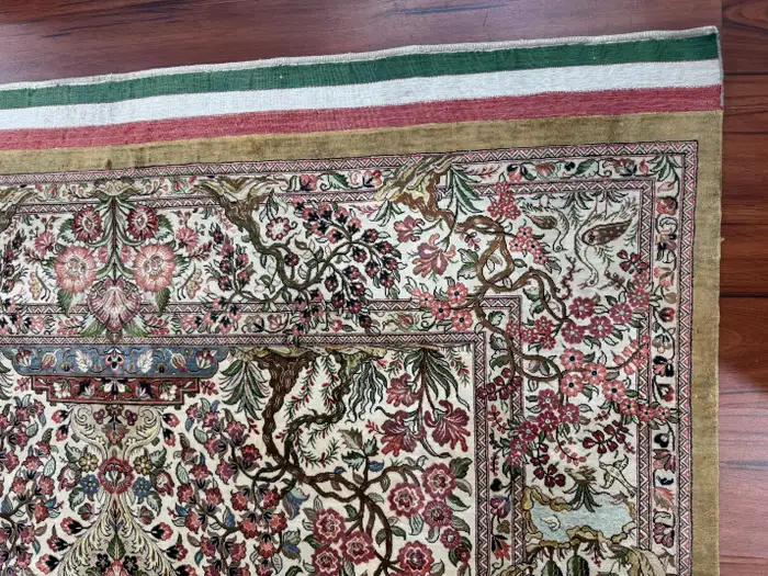 Extremely Fine Persian Isfahan Rug - Image 11