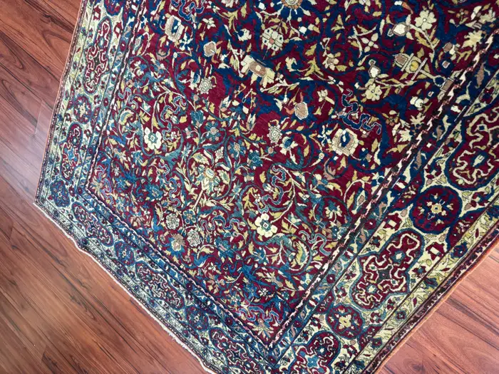 Extremely Fine Antique Persian Tehran Rug - Image 15