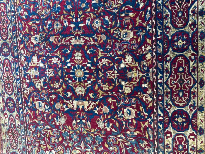 Extremely Fine Antique Persian Tehran Rug - Image 2
