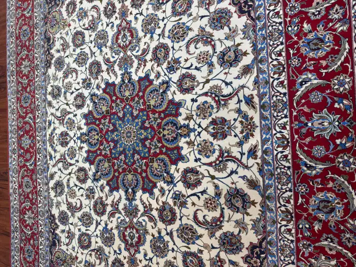 Extremely Fine Persian Isfahan Rug - Image 8