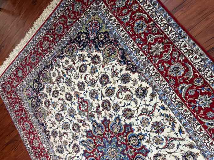 Extremely Fine Persian Isfahan Rug - Image 16