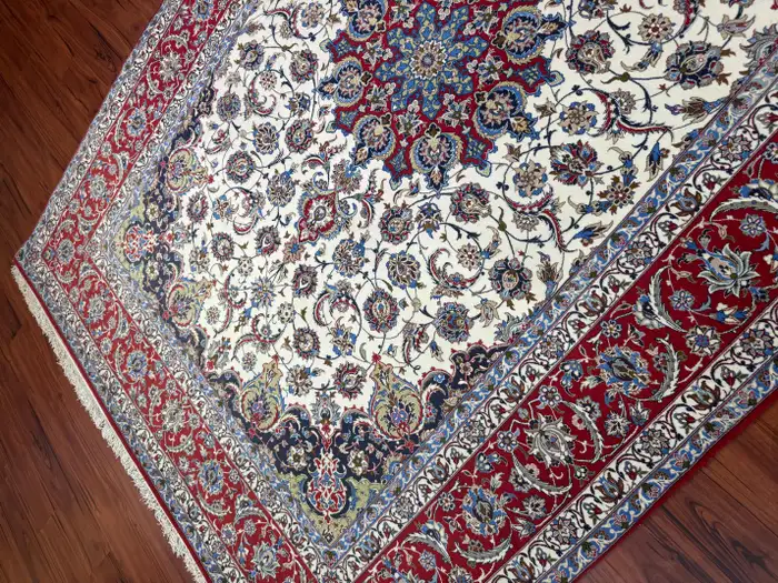 Extremely Fine Persian Isfahan Rug - Image 17