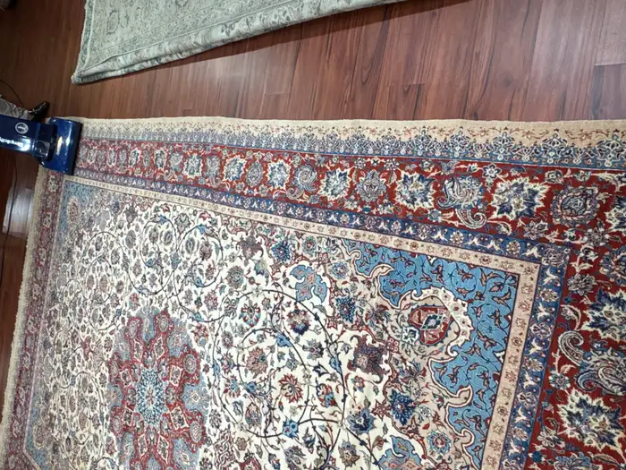 Extremely Fine Semi-Antique Persian Isfahan Rug - Image 19