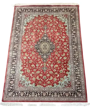 Extremely Fine Persian Silk Qum Rug/Carpet