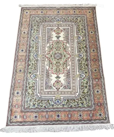 Extremely Fine Persian Silk Qum Rug/Carpet