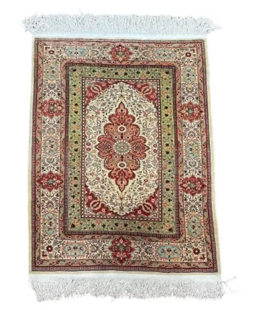 Extremely Fine Turkish Silk Hereke Rug/Carpet