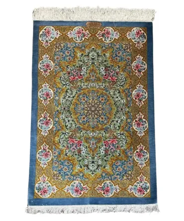 Extremely Fine Persian Silk Qum Rug/Carpet