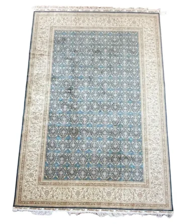 Very Fine Sino Tabriz Silk Rug
