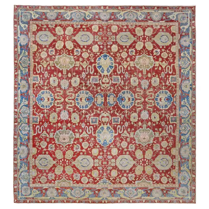 20th Century Indian Agra Carpet