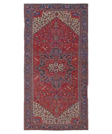 Semi Antique Persian Heriz Rug