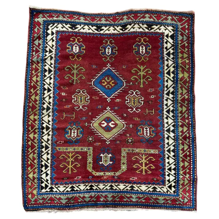 Antique Fachralo Kazak Rug