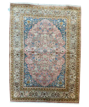 Turkish Hereke Silk Rug