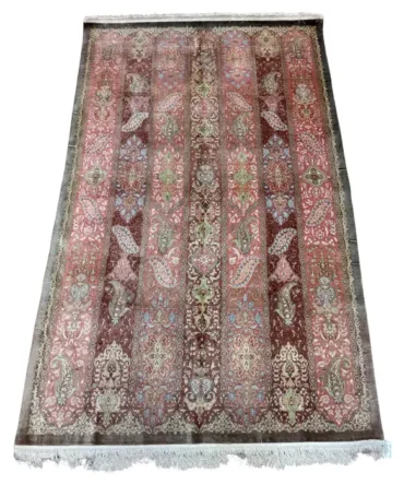 Extremely Fine Persian Silk Qum Rug