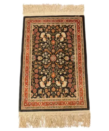 Extremely Fine Turkish Hereke Silk Rug