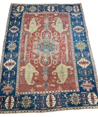 Antique Persian Serapi Bakshaish Rug
