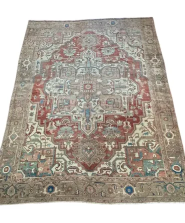 Antique Persian Heriz Serapi Rug