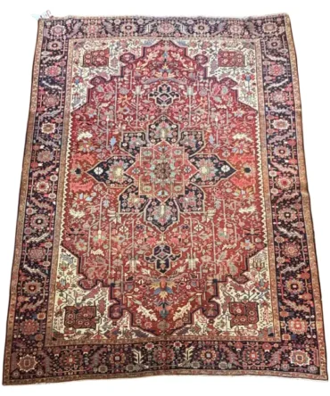 Antique Persian Heriz Rug