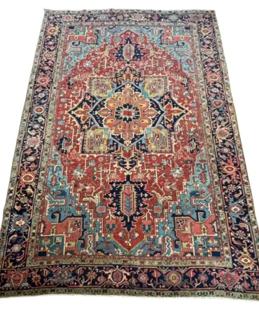 Antique Persian Heriz Rug