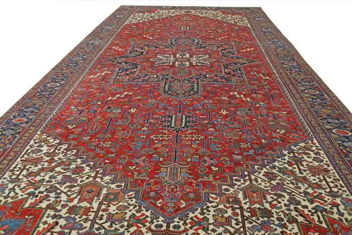 Semi Antique Persian Heriz Rug - Image 3