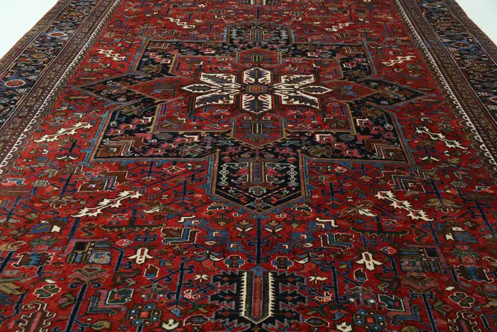 Semi Antique Persian Heriz Rug - Image 4