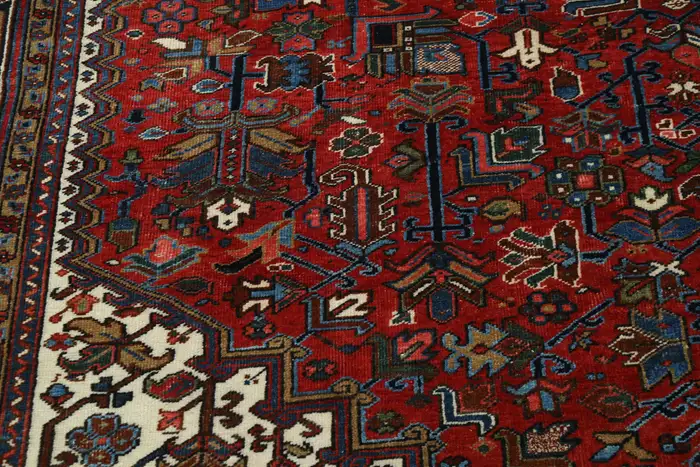 Semi Antique Persian Heriz Rug - Image 5