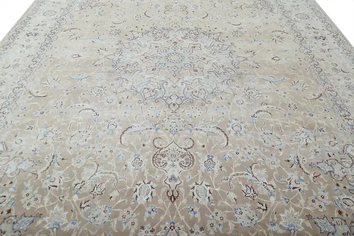 Persian Semi Antique Nain Rug - Image 3