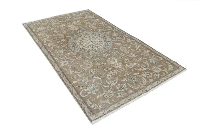 Vintage Persian Nain Rug - Image 3